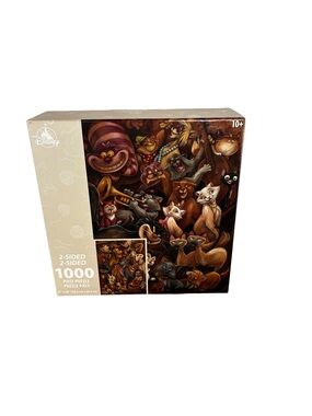 Disney Parks Cats & Dogs 1000-Piece Double-Sided Puzzle NIB 🧩